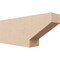 Ekena Millwork 4in. W x 8in. H x 20in. L Clemmons Woodgrain TimberThane Rafter Tail, Primed Tan RFTUR04X08X20CLERCPR - alternate 1